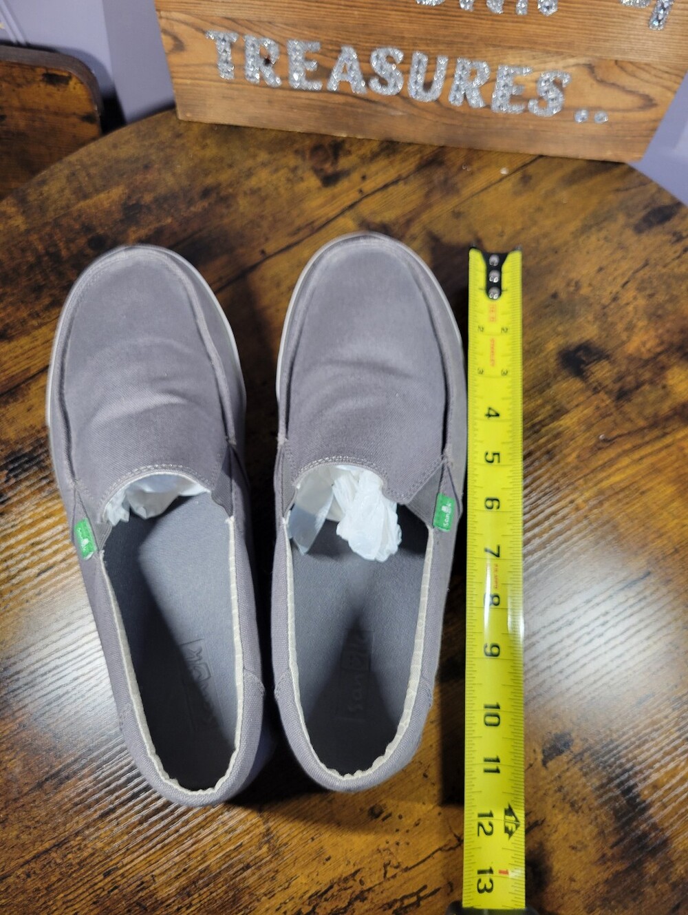 SANUK mens sideline size 10.5 Casual Slip-On Shoes - Picture 8 of 11